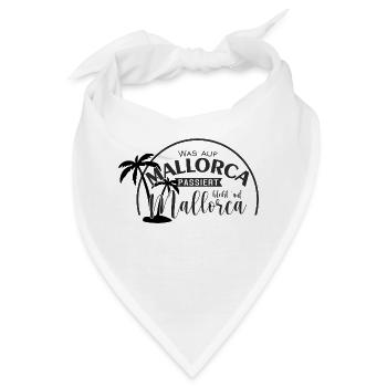 Mallorca - Bandana - Weiß - Vorne