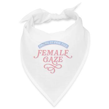 For the Female Gaze - Bandana - Weiß - Vorne