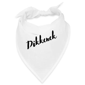 Dikkenek – Brüssel Angeber-T-Shirt - Bandana - Weiß - Vorne