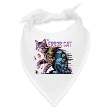 Die irrende Katze Digitale Kunst - Bandana - Weiß - Vorne