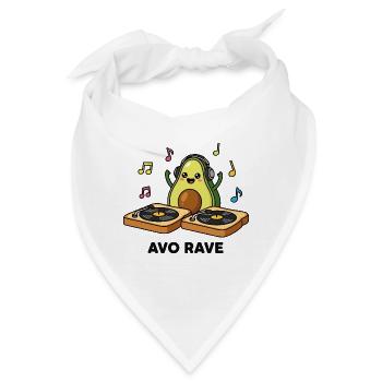 DJ Avocado - Bandana - Weiß - Vorne