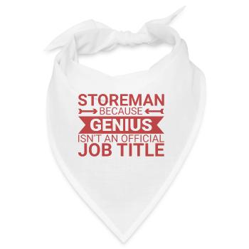 Storeman Genius - Bandana - Weiß - Vorne