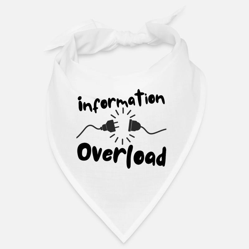 Information overload Stecker Strom Bandana