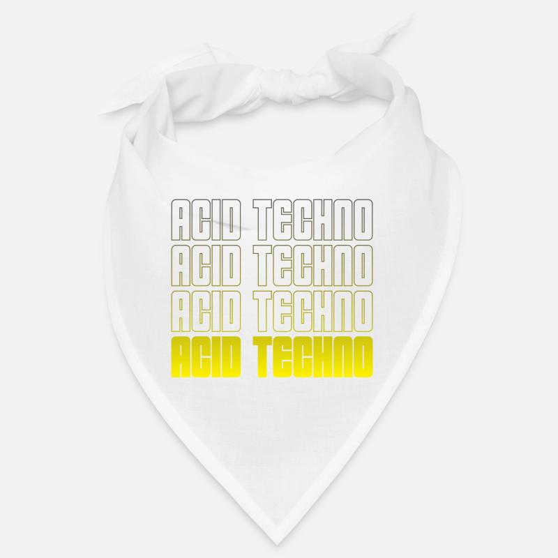 Acid Techno Repetition Gradient Bandana