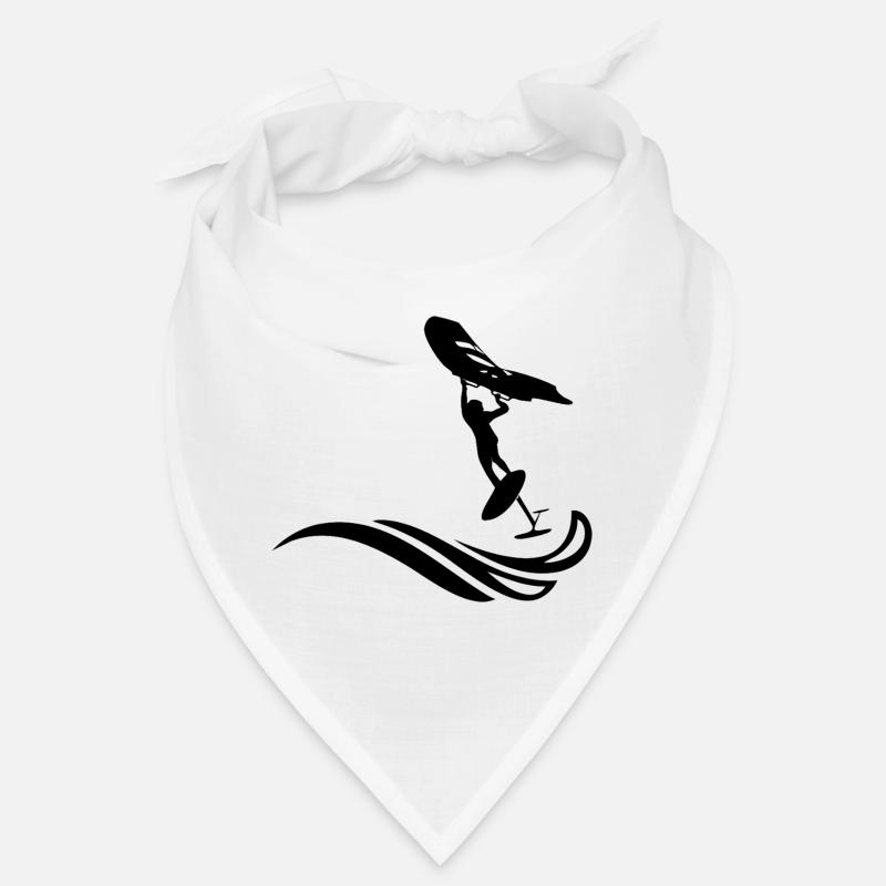 Wingfoiler sur la vague Bandana