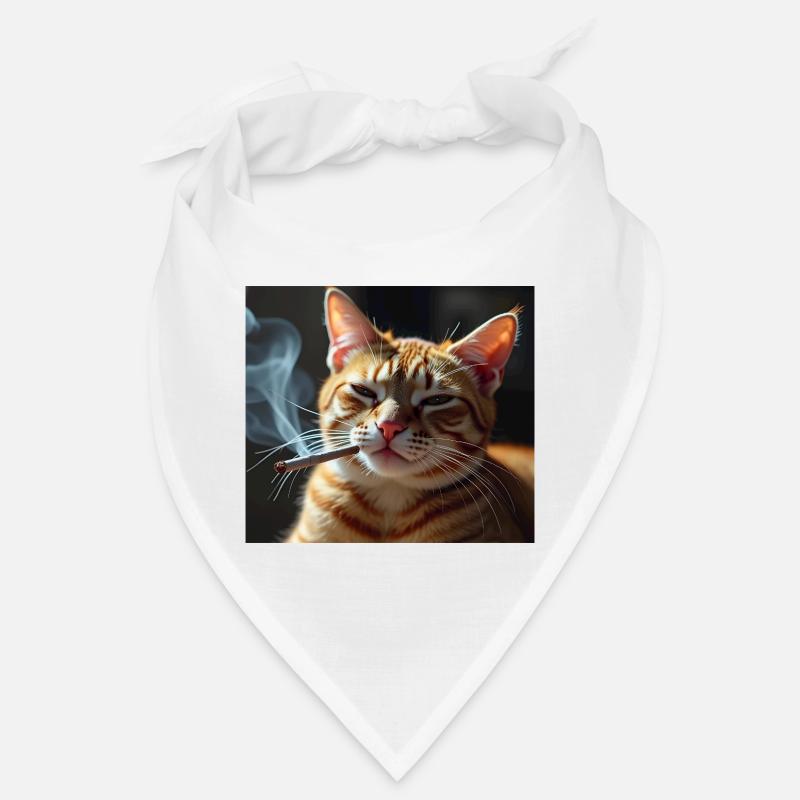 Fumer Chat Génération Z Mème Chat Fumer Bandana