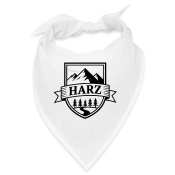 Harz - Souvenir Design - Bandana - Weiß - Vorne