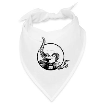 Tentakel weg von meinem Dram! - Bandana - Weiß - Vorne