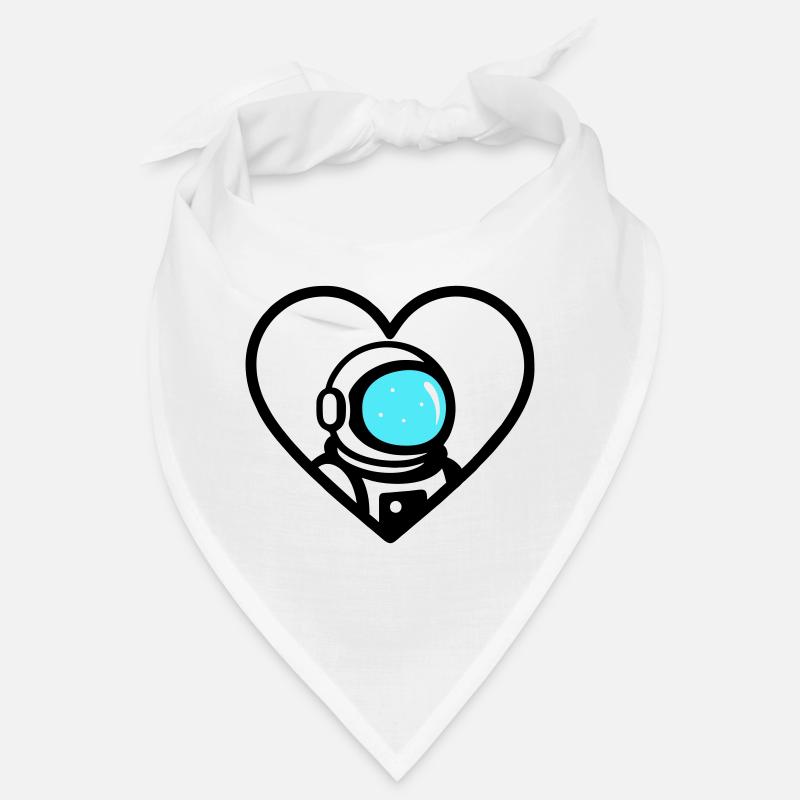 Astronaut Heart Space Cosmo Helm Bandana