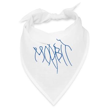 Berlin Moabit - Bandana - Weiß - Vorne