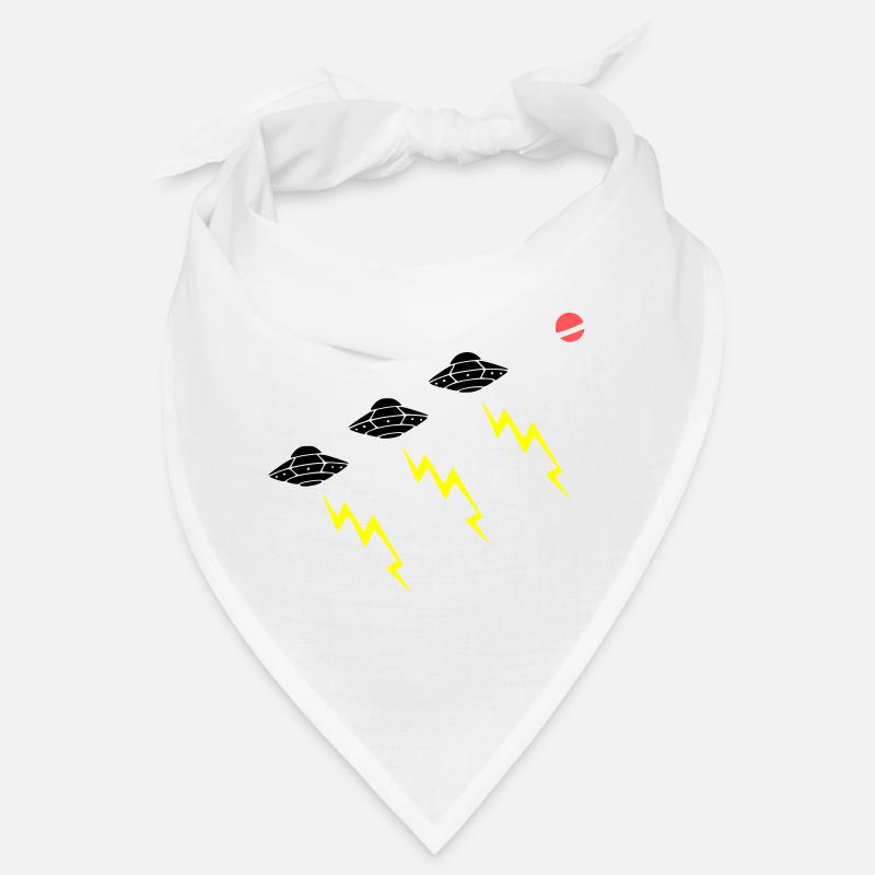 UFO Invasion Blitz Angriff Alien Vektor Bandana