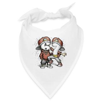 Zahlenduo Streetstyle Tanzen Six Seven 67 - Bandana - Weiß - Vorne