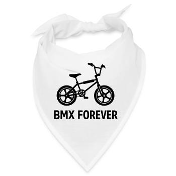 BMX Forever - Bandana - Weiß - Vorne