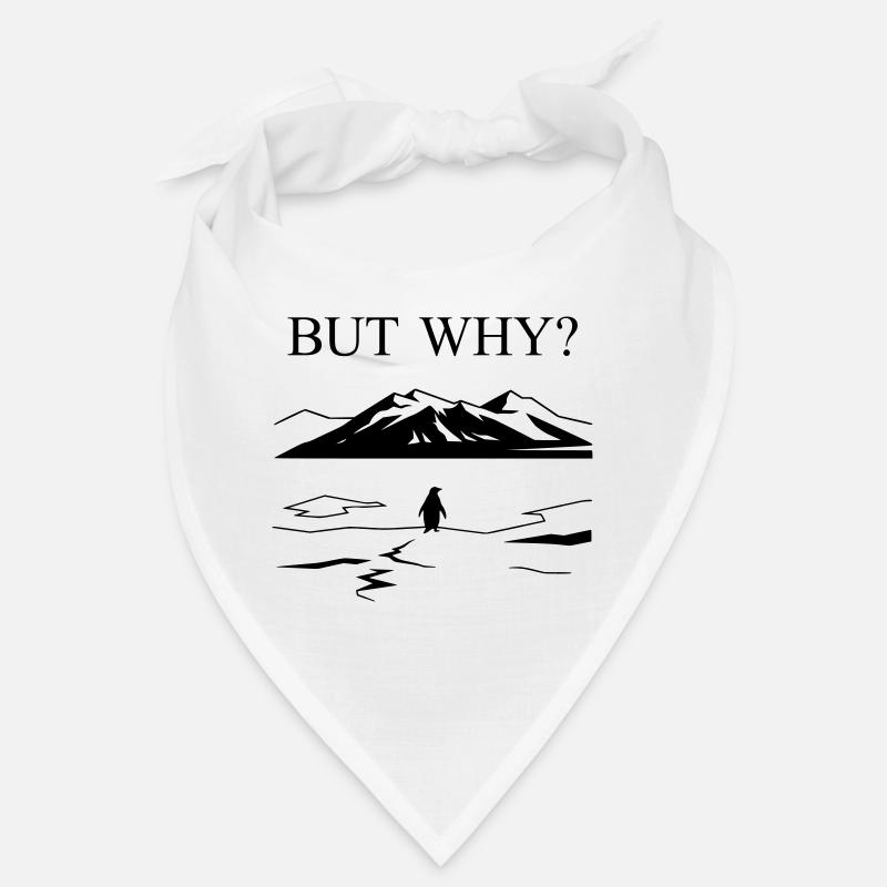 Mais pourquoi Penguin Meme Minimalist Art Bandana