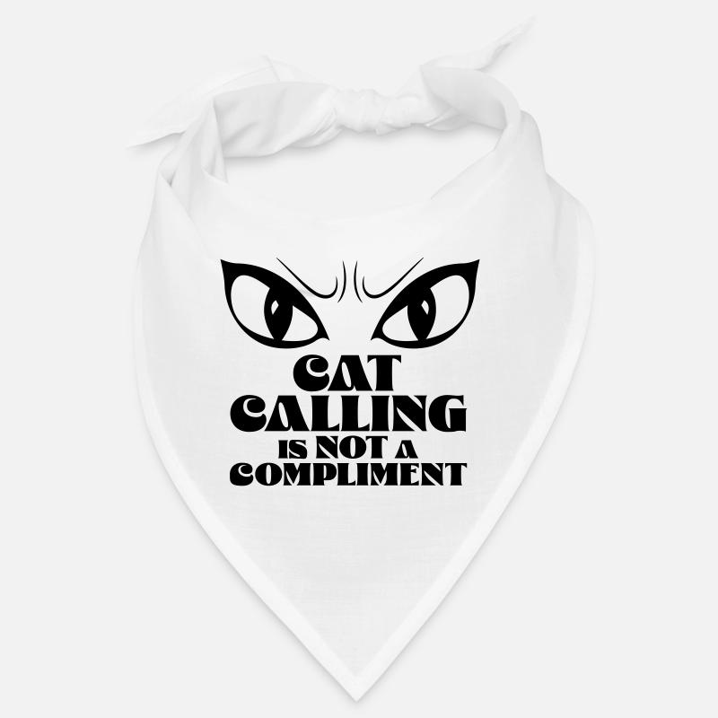 Catcalling is not a compliment - Bandana - Weiß