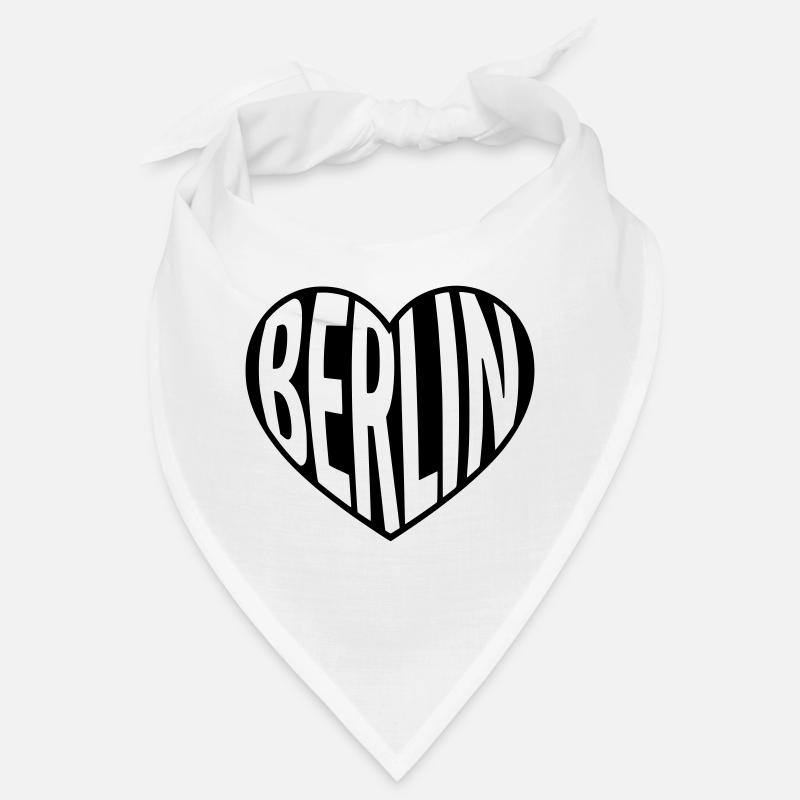 Berlin Herz Typo Bandana
