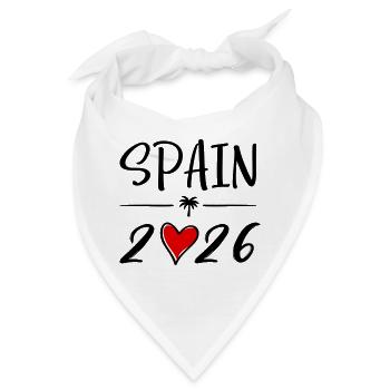 Spain 2026 - Bandana - Weiß - Vorne
