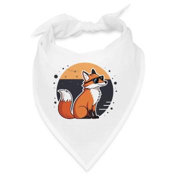 Fox Sun Dunkle Brille - Bandana - Weiß - Vorne