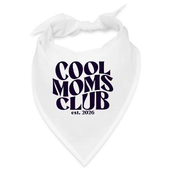 Mama 2026 Geschenk - Coole Mama Geschenkidee - Bandana - Weiß - Vorne