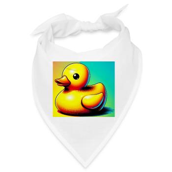 Ente Ente Ente Ente Ente - Bandana - Weiß - Vorne