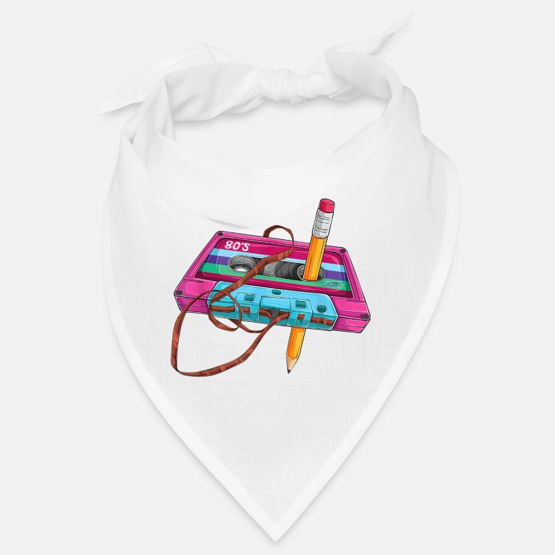 80s Cassette Pen Bandana