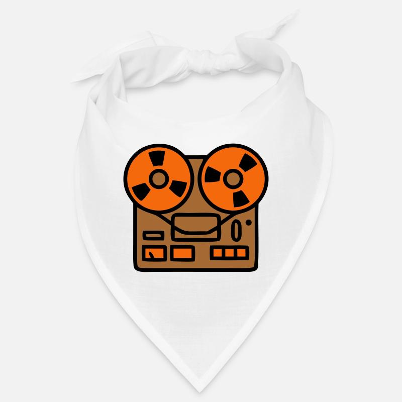 Audio Podcast Studio tape recorder Bandana