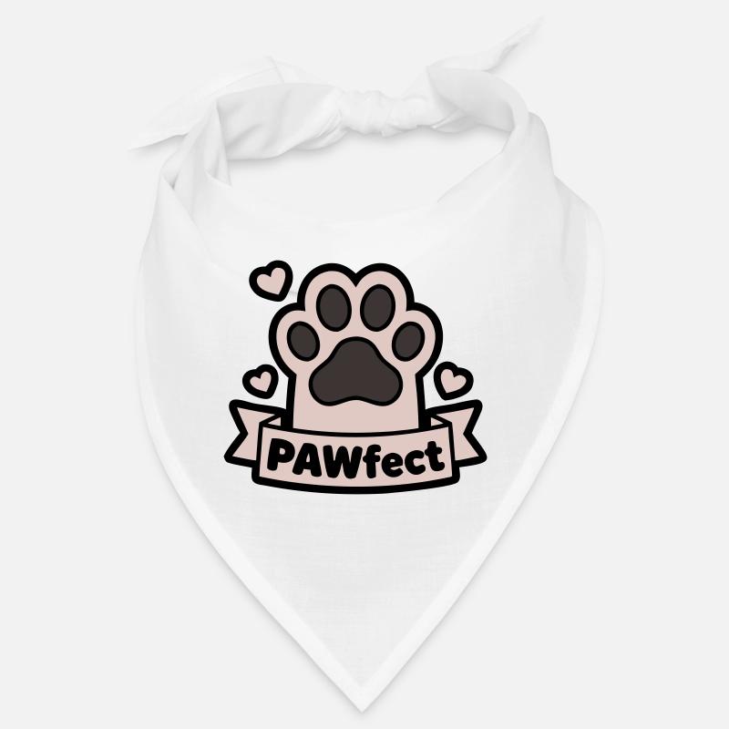 Pfote Pawfect Banner Textfeld Bandana