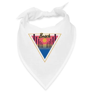 Beach Triangle - Bandana - Weiß - Vorne