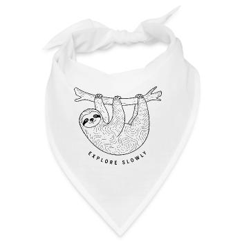 Geschenk des Sloth Hiking Club - Bandana - Weiß - Vorne