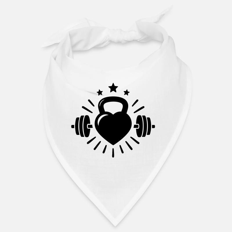 Kettlebell Heart Dumbbell – Love Lifting Bandana