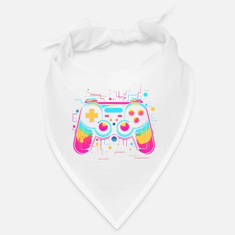Game Controller Retrowave Look Bandana
