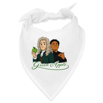 GREEN APPLE GREEN - Bandana - Weiß - Vorne