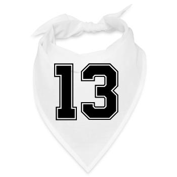 13 - Bandana - Weiß - Vorne