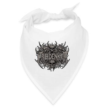 Heavy Metal Freidenker - Bandana - Weiß - Vorne