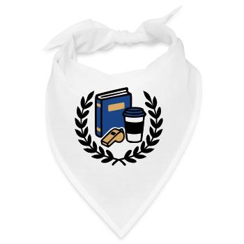 Grad Class Abschluss Logo - Bandana - Weiß - Vorne