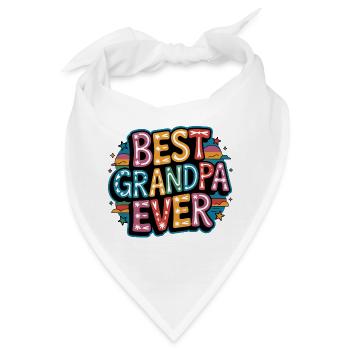 Bester Opa - Bandana - Weiß - Vorne