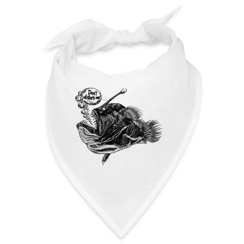 "Don't disturb me" - Bandana - Weiß - Vorne