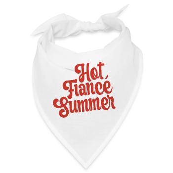 Heißer Sommer-Verlobter Hochzeits-Junggesellinnenabschied - Bandana - Weiß - Vorne