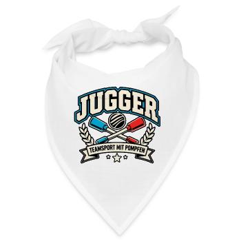 Jugger Teamsport mit Pompfen - Bandana - Weiß - Vorne