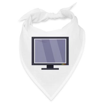Fernsehen - Bandana - Weiß - Vorne