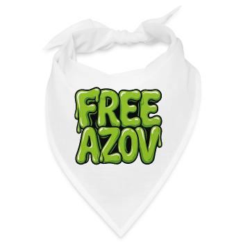 Free Azov – Graffiti - Bandana - Weiß - Vorne