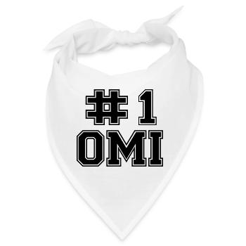 Number One Omi - Bandana - Weiß - Vorne