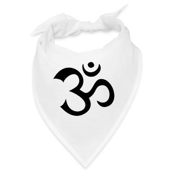 AUM 1 - Bandana - Weiß - Vorne