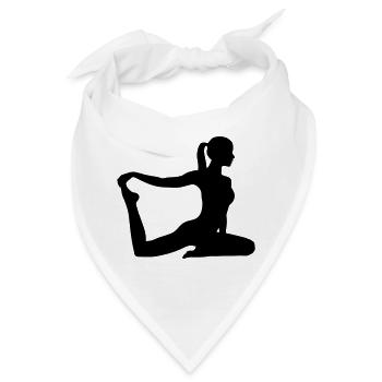 Fitness Pilates Aerobic - Bandana - Weiß - Vorne
