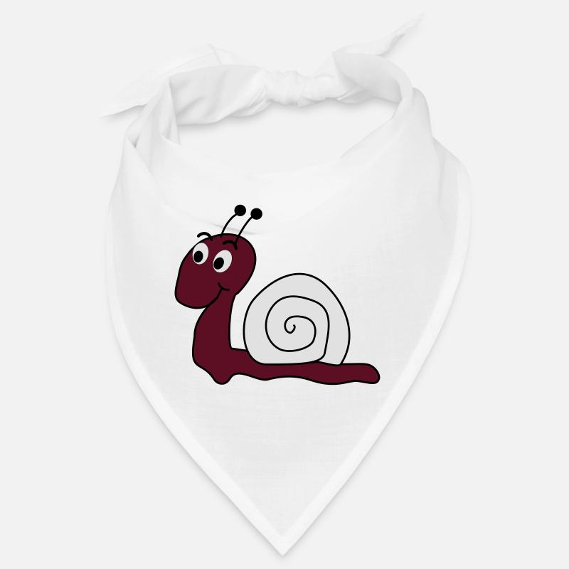coole Schnecke - Bandana - Weiß