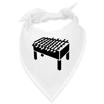 Kicker - line - Bandana - Weiß - Vorne