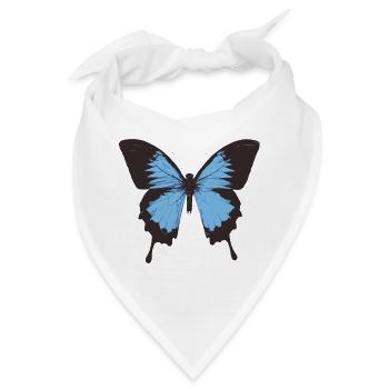 Schmetterling - Bandana - Weiß - Vorne