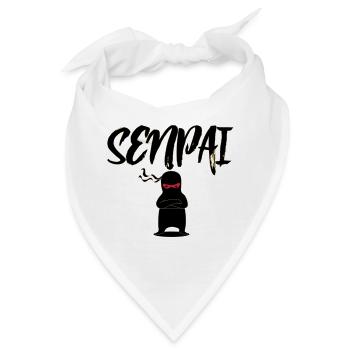 senpai - Bandana - Weiß - Vorne