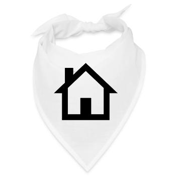 Haus - Bandana - Weiß - Vorne
