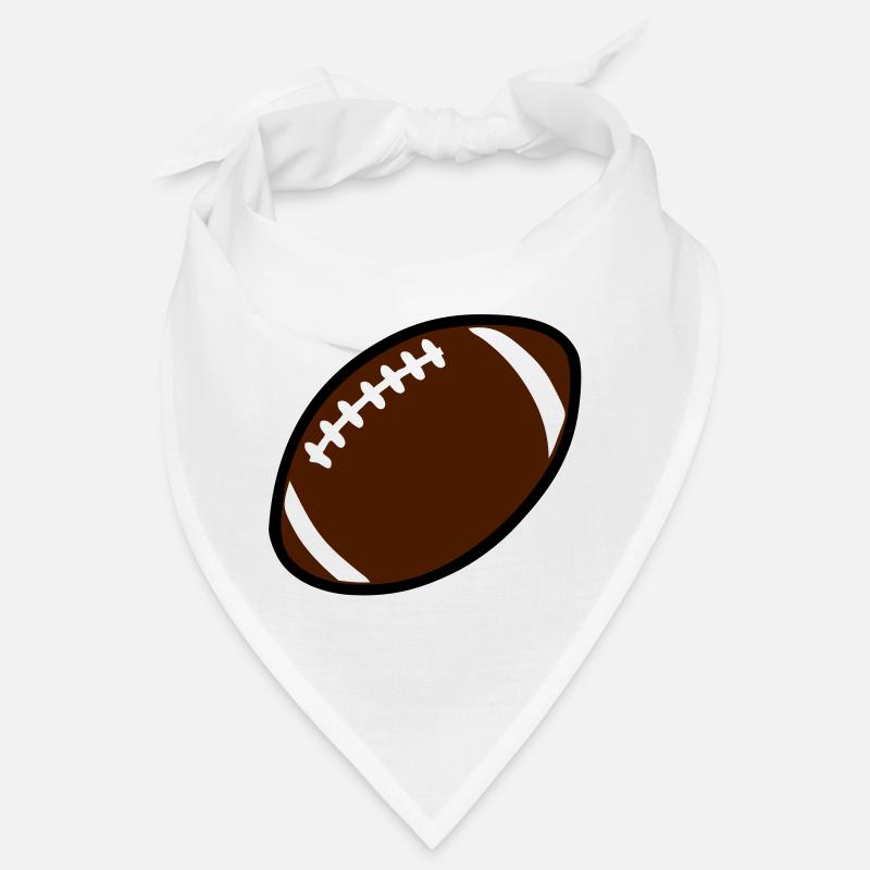 Rugby-Ball oder Fußball americain712 Bandana